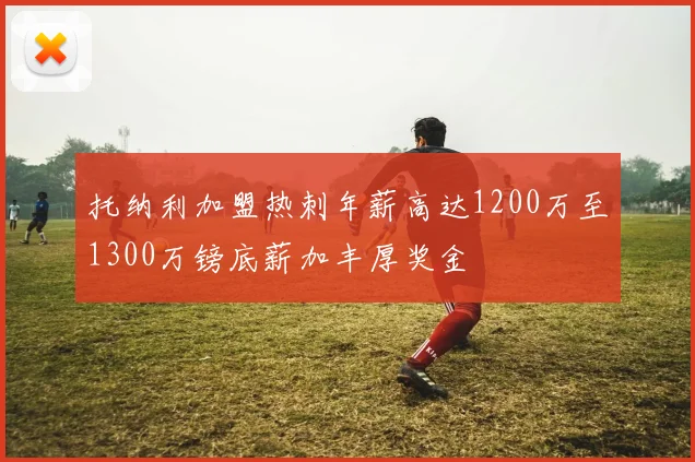 托纳利加盟热刺年薪高达1200万至1300万镑底薪加丰厚奖金